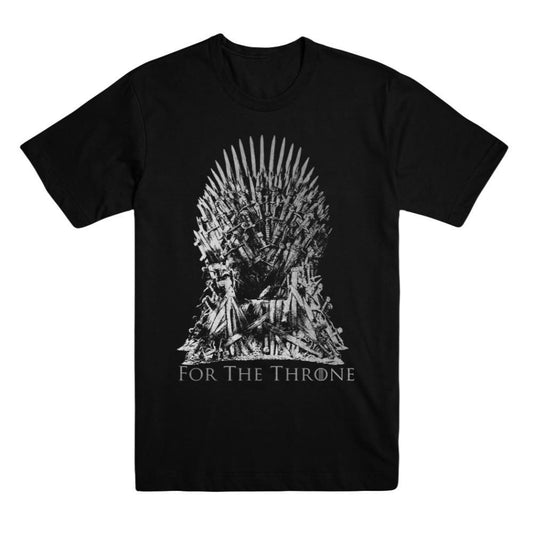 For the Throne Silver Foil Throne Tee from Game of Thrones-0