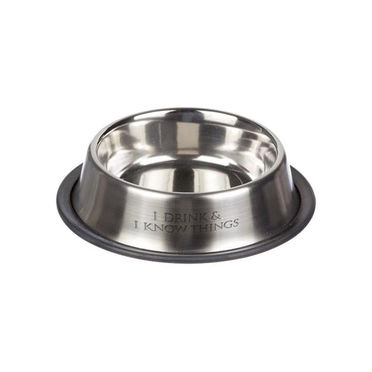 I Drink & I Know Things Pet Bowl from Game of Thrones