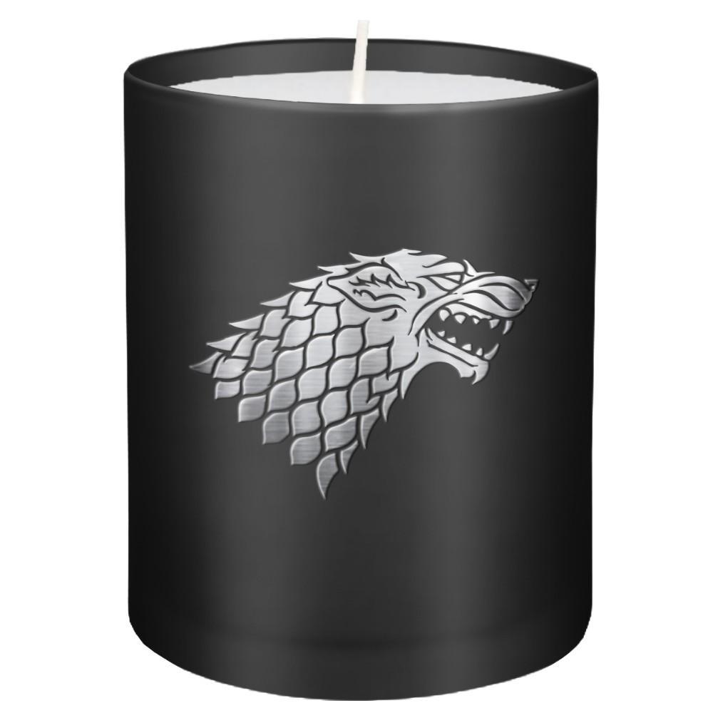 House Stark Glass Candle from Game of Thrones