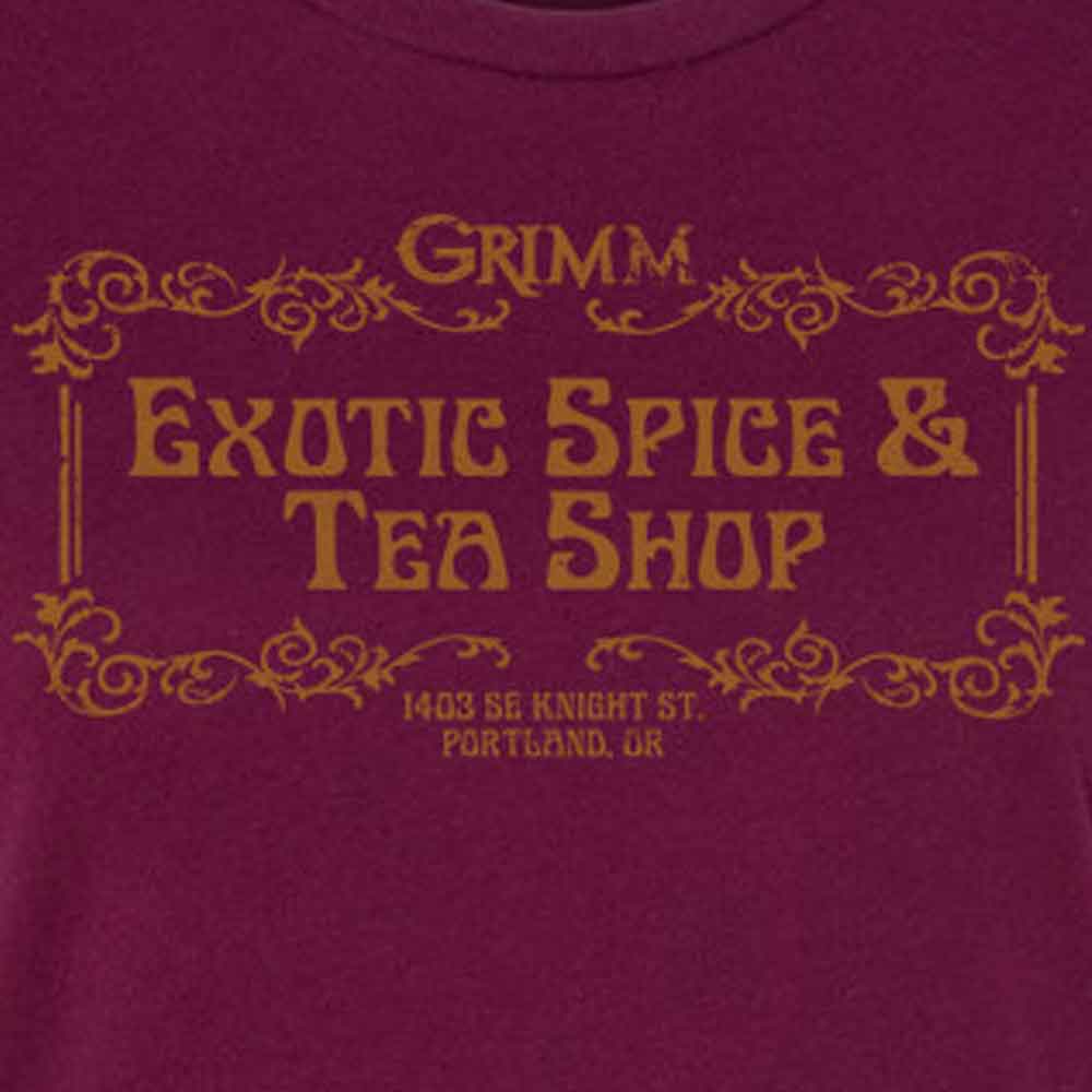 Grimm Exotic Spice & Tea Shop Women's Short Sleeve t-Shirt