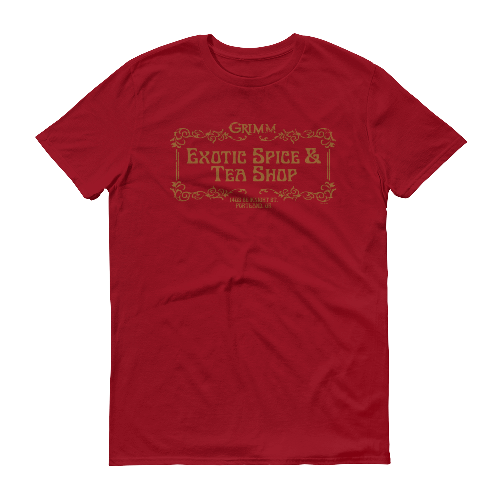 Grimm Exotic Spice & Tea Shop Men's Short Sleeve T-Shirt