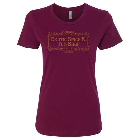 Grimm Exotic Spice & Tea Shop Women's Short Sleeve t-Shirt
