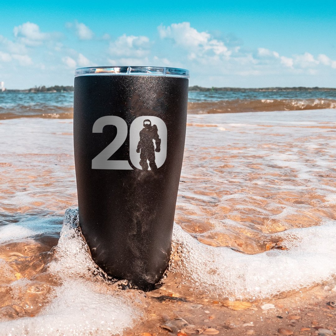 Halo 20th Anniversary Personalized Laser Engraved Tumbler