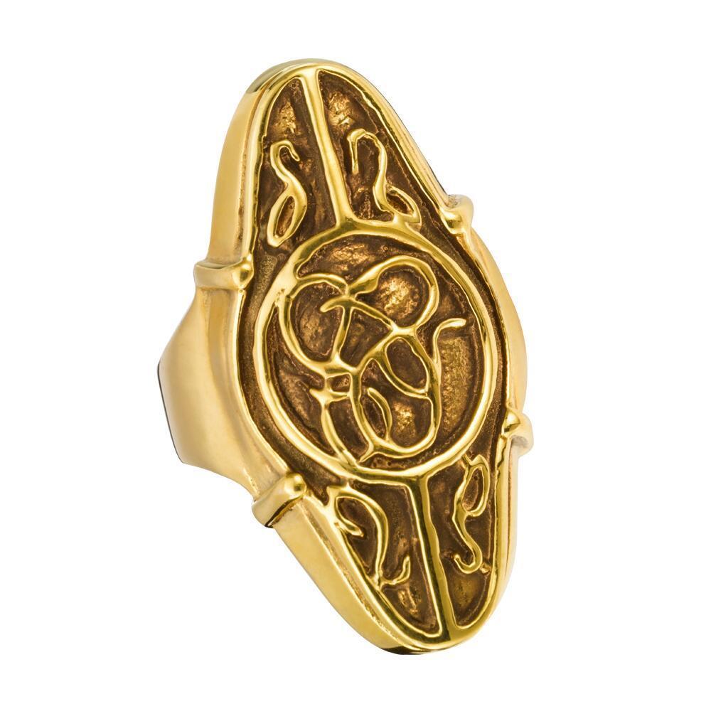 The Hobbit: An Unexpected Journey Elrond's Gold Council Ring by The Noble Collection