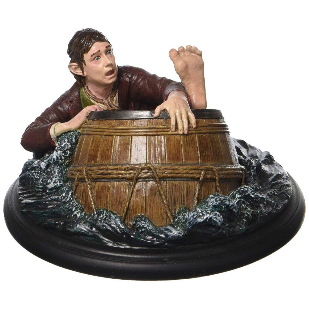 The Hobbit: The Desolation of Smaug Bilbo Baggins Barrel Rider Mini Statue