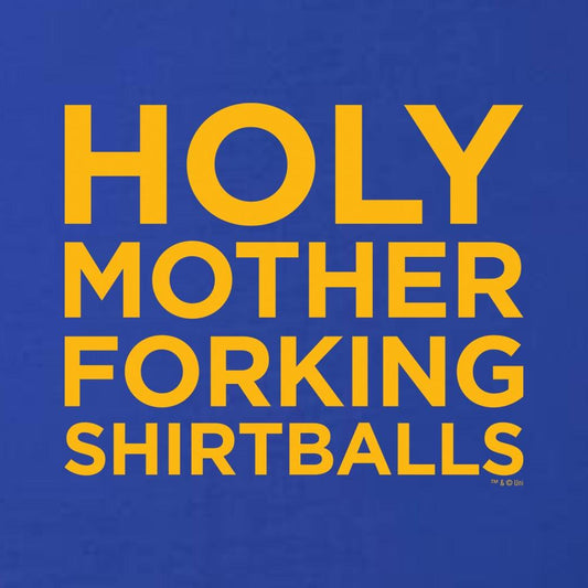 The Good Place Holy Mother Forking Shirtballs Women's Relaxed Scoop Neck T-Shirt-1