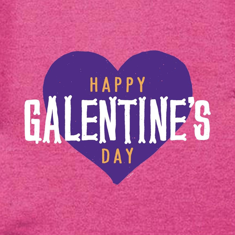 Parks and Recreation Happy Galentine's Day Lightweight Hooded Sweatshirt