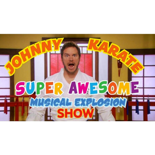 Parks and Recreation Johnny Karate Musical Explosion Show Men's T-Shirt-1