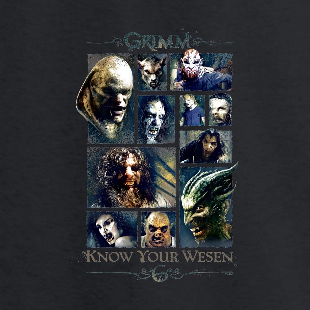 Grimm Know Your Wesen Long Sleeve T-Shirt