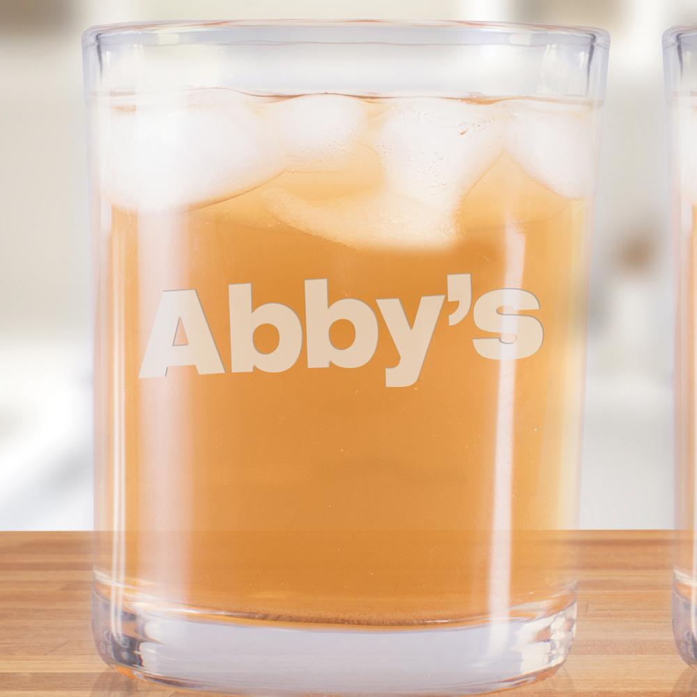 Abby's Logo Rocks Glasses - Set of 3