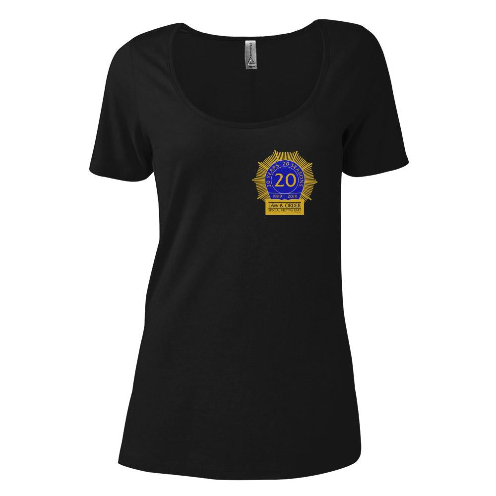 Law & Order: SVU 20th Anniversary Women's Relaxed Scoop Neck T-Shirt