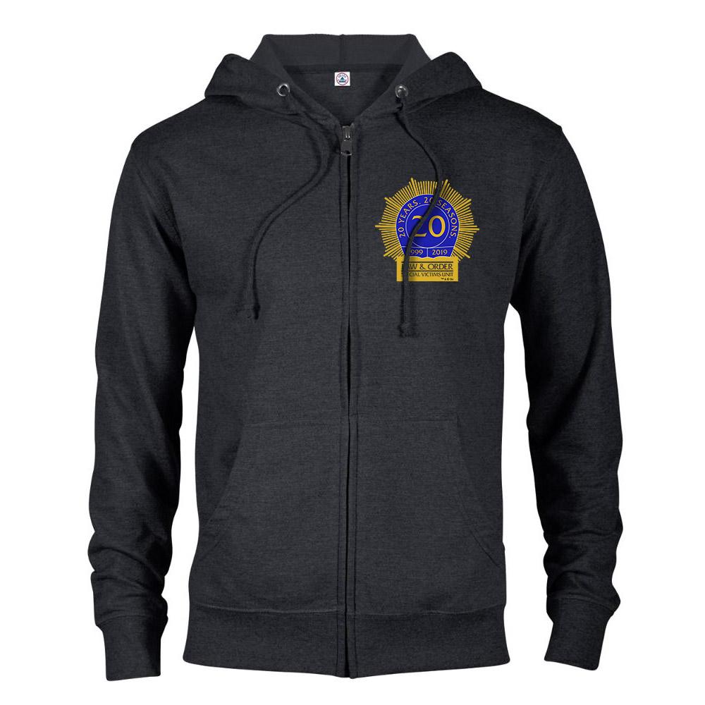 Law & Order: SVU 20th Anniversary Lightweight Zip Up Hooded Sweatshirt