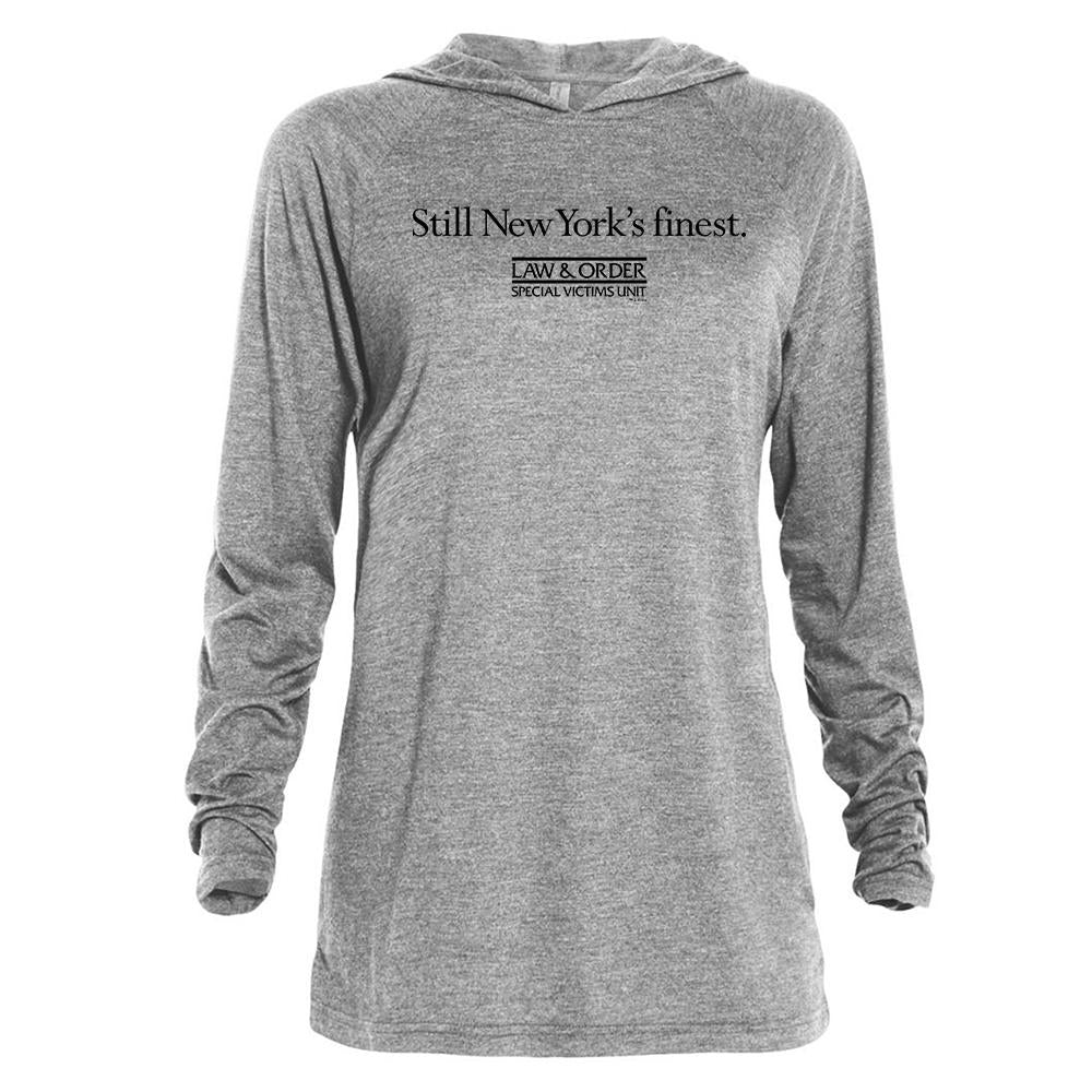 Law & Order: SVU Still New York's Finest Tri-blend Raglan Hoodie