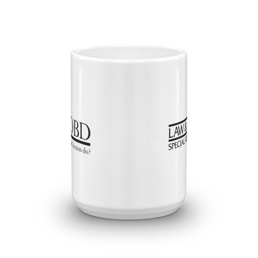 Law & Order: SVU WWOBD White Mug-1