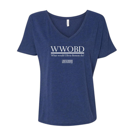 Law & Order: SVU WWOBD Women's Relaxed V-Neck T-Shirt