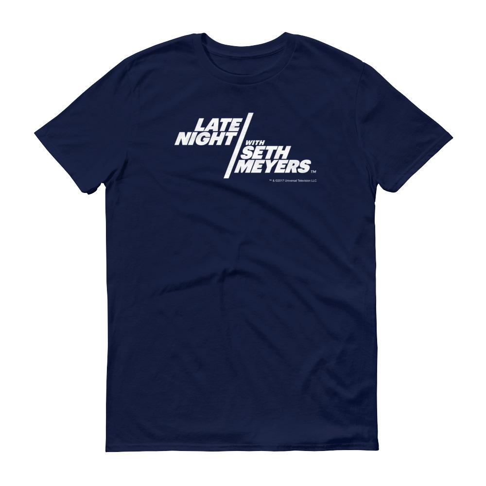 Late Night With Seth Meyers Men's Logo Short Sleeve T-Shirt