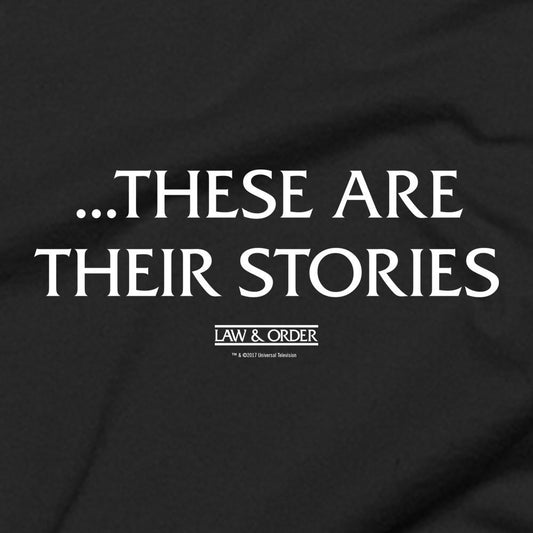 Law & Order These Are Their Stories Hooded Sweatshirt-1