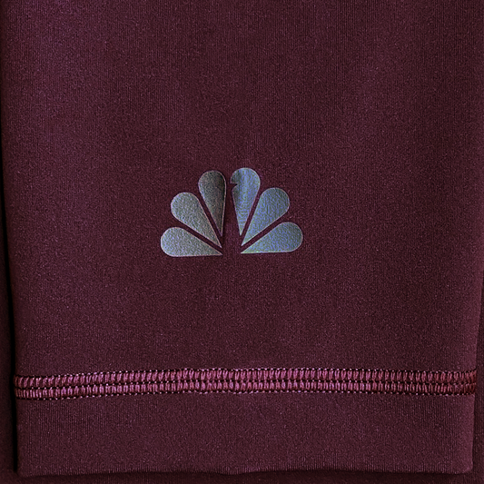 NBC x lululemon Maroon Wunder Under Crop Leggings-1