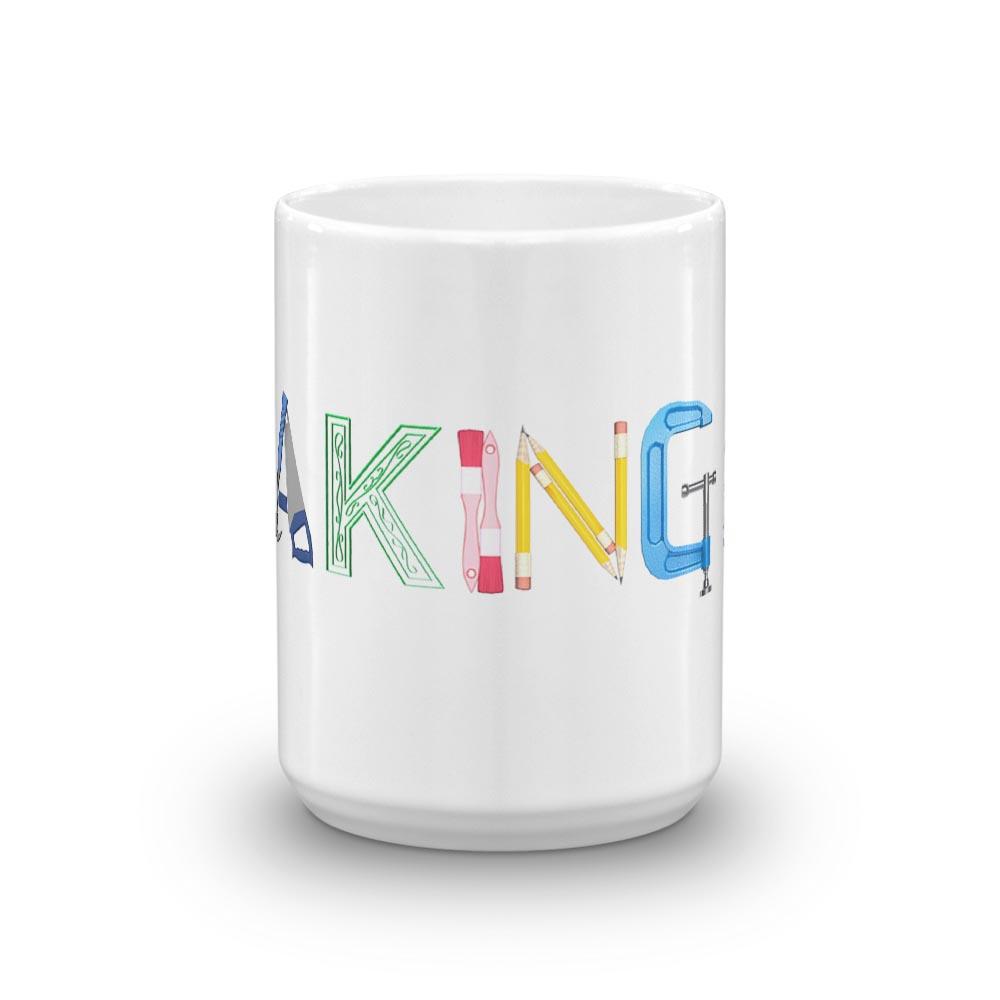 Making It Color Logo White Mug