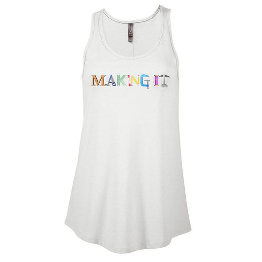 Making It Color Logo Women's Flowy Tank Top