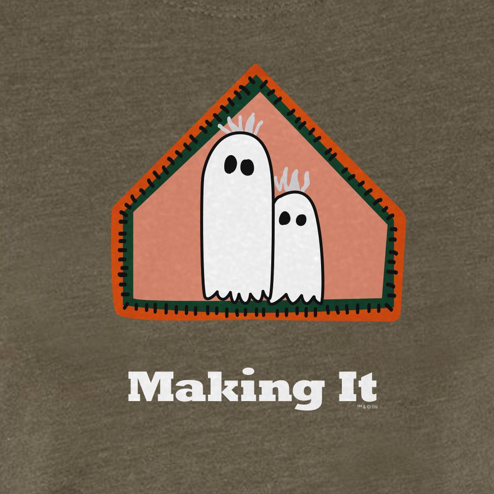 Making It Halloween Costume Patch Women's Tri-Blend Short Sleeve T-Shirt