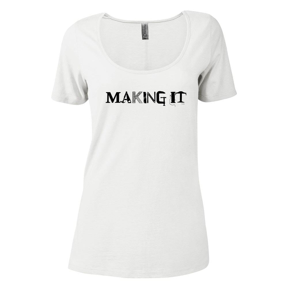 Making It Logo Women's Relaxed Scoop Neck T-Shirt