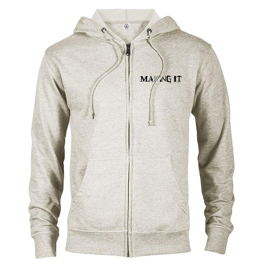 Making It Logo Lightweight Zip Up Hooded Sweatshirt