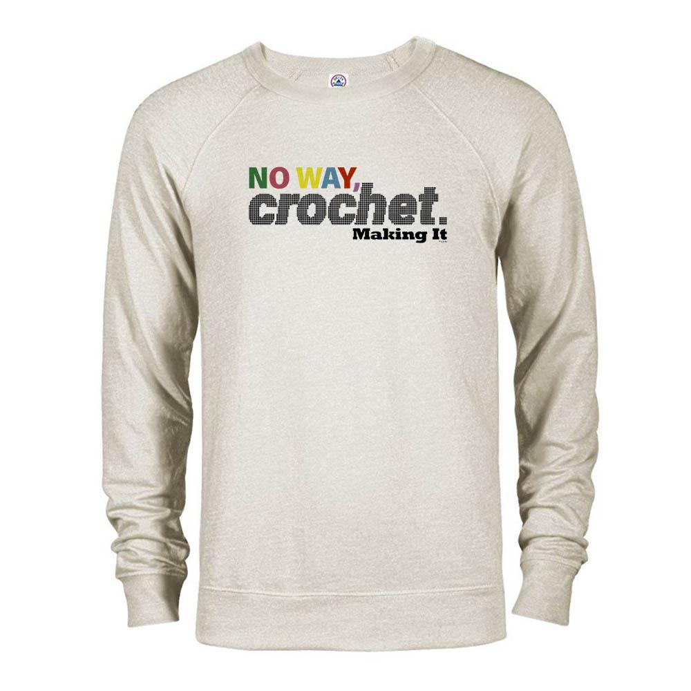 Making It No Way Crochet Lightweight Crew Neck Sweatshirt