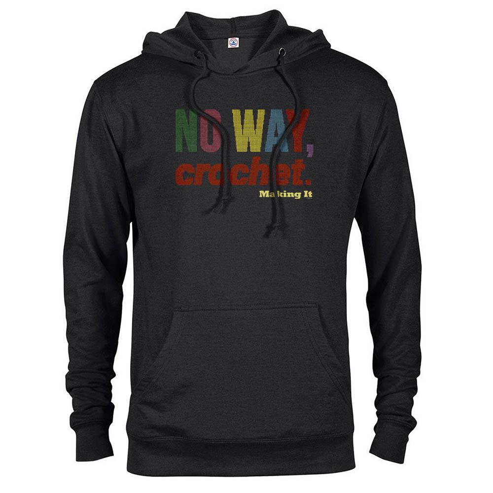 Making It No Way Crochet Lightweight Hooded Sweatshirt