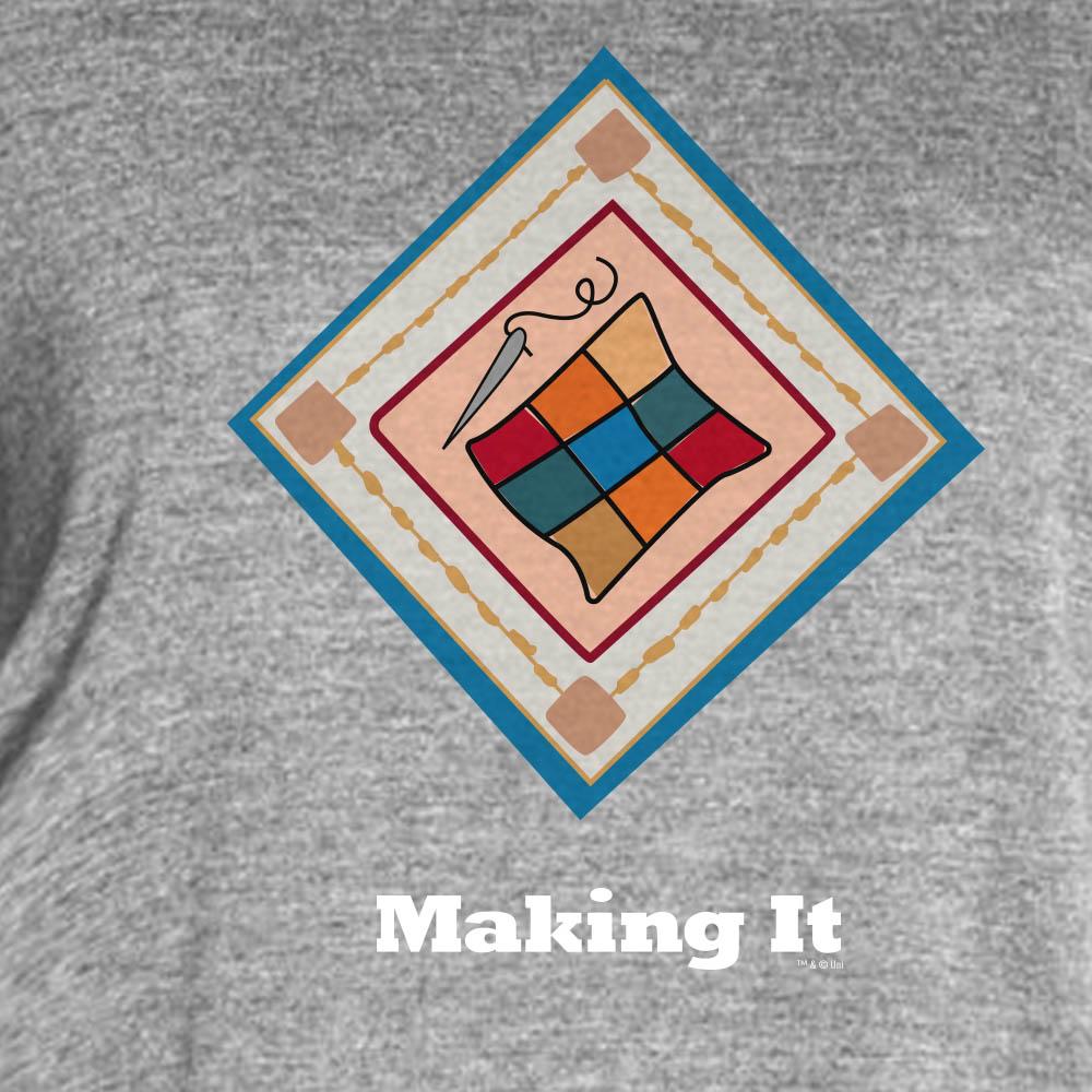 Making It Natural Lighting Patch Tri-blend Raglan Hoodie