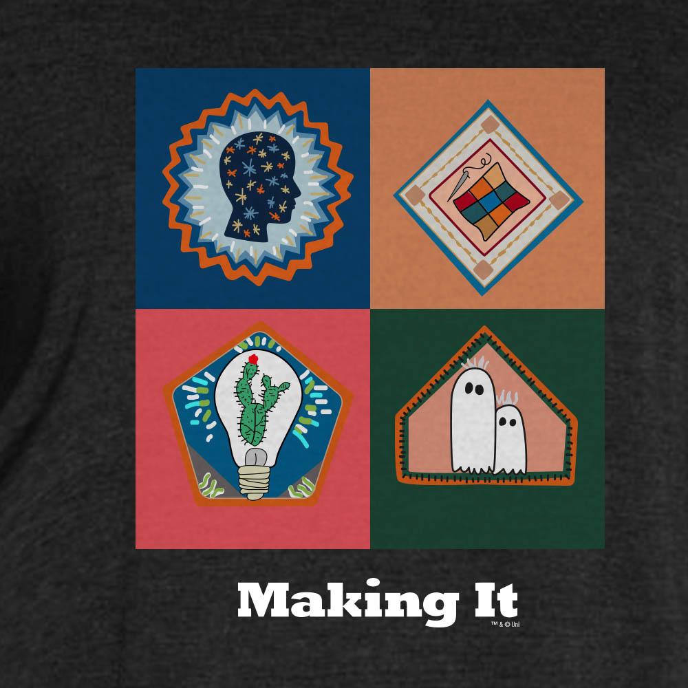 Making It Patch Set Tri-blend Raglan Hoodie