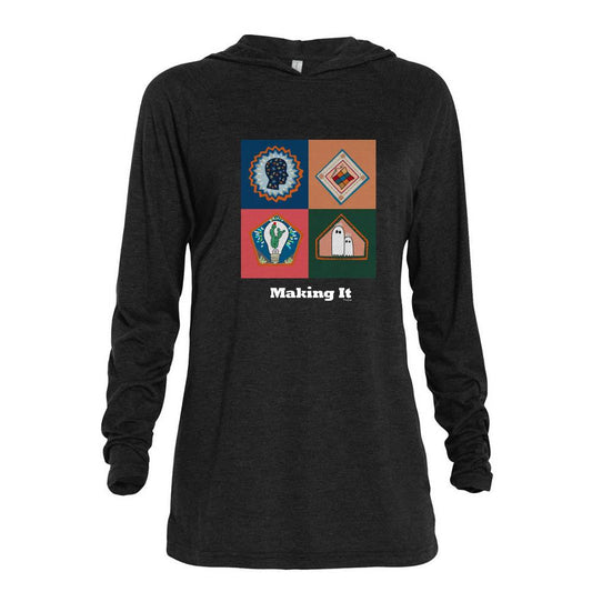 Making It Patch Set Tri-blend Raglan Hoodie