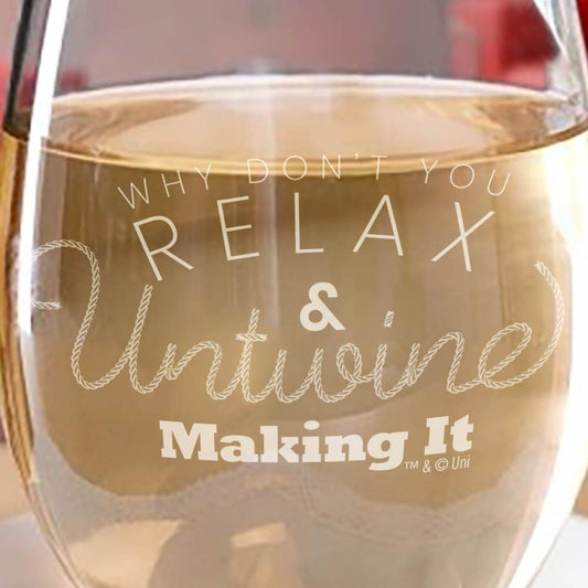 Making It Relax and Untwine Stemless Wine Glass-1