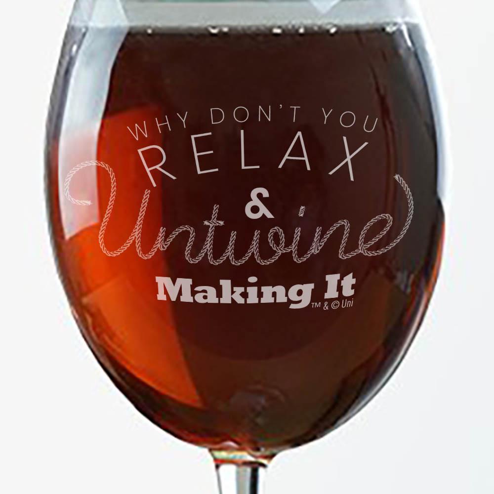 Making It Relax and Untwine Wine Glass