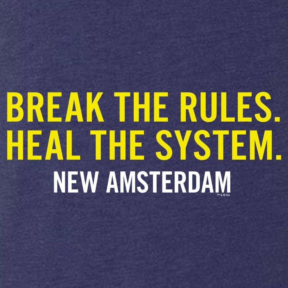 New Amsterdam Break the Rules Men's Tri-Blend Short Sleeve T-Shirt