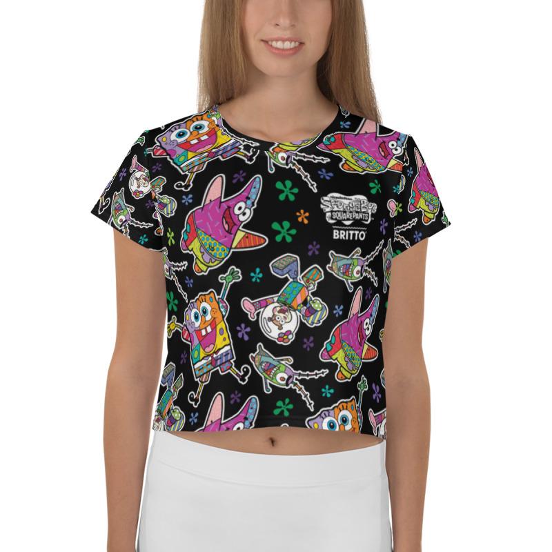 SpongeBob SquarePants Britto Crop Top T-Shirt - SpongeBob SquarePants Official Shop