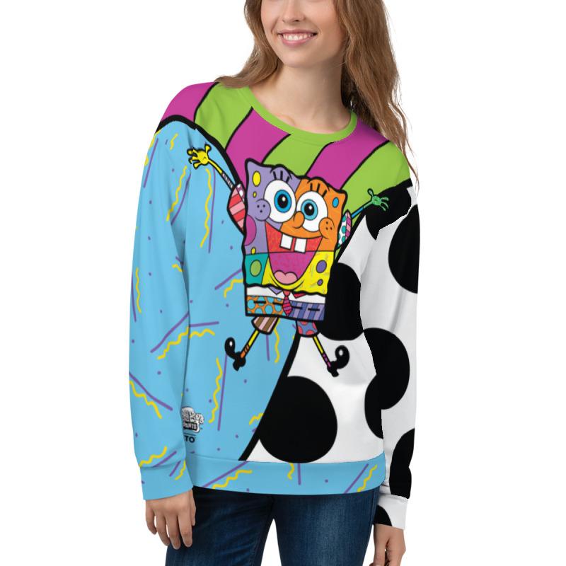 SpongeBob SquarePants Britto Crew Neck Sweatshirt - SpongeBob SquarePants Official Shop