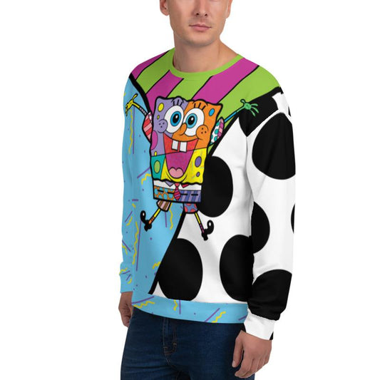 SpongeBob SquarePants Britto Crew Neck Sweatshirt - SpongeBob SquarePants Official Shop-7