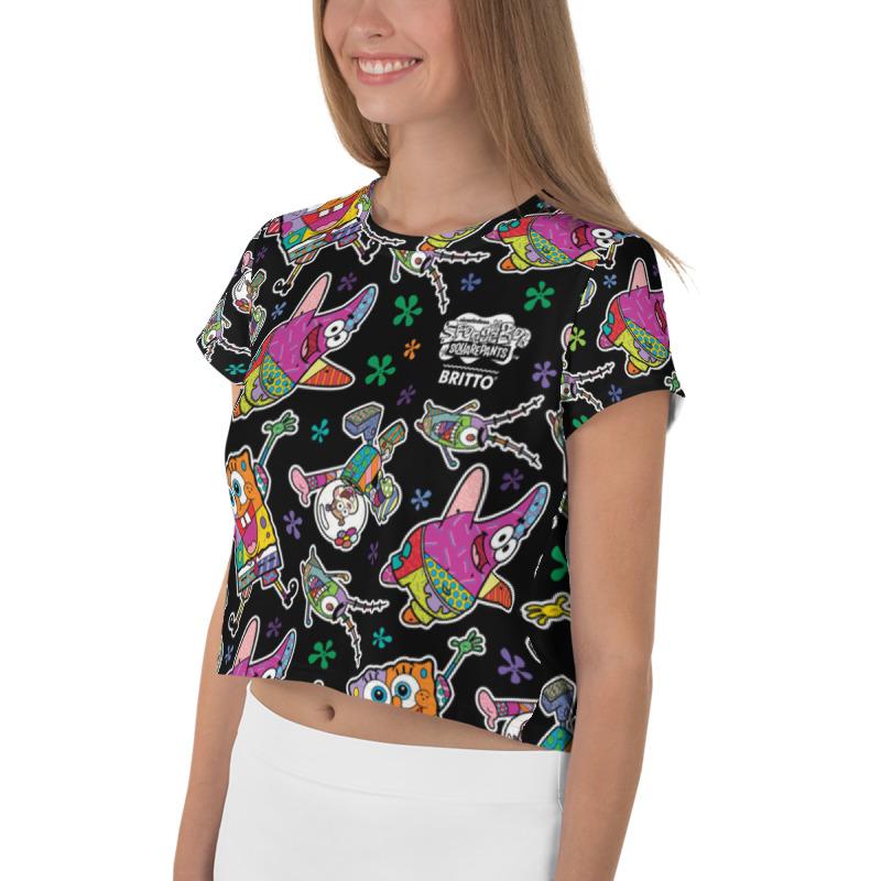 SpongeBob SquarePants Britto Crop Top T-Shirt - SpongeBob SquarePants Official Shop