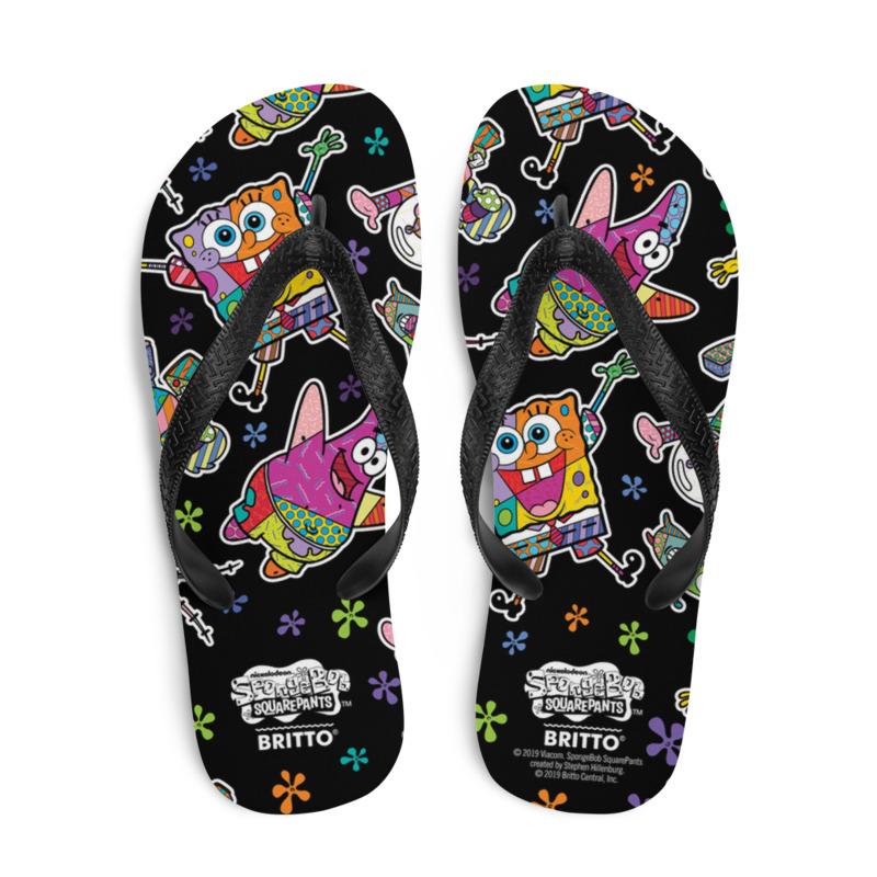 SpongeBob SquarePants Britto Flip Flops - SpongeBob SquarePants Official Shop