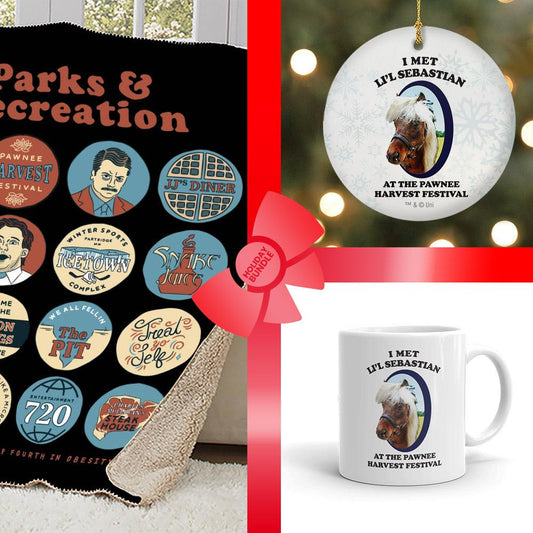 Parks and Recreation Li'l Sebastian and Quote Mash-Up Bundle-0