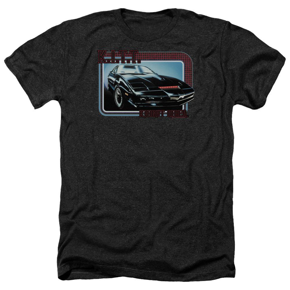 Knight Rider KITT Black Heather Short Sleeve T-Shirt