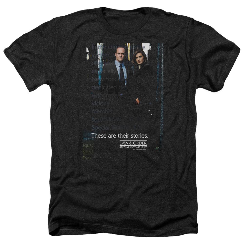 Law & Order: SVU Black Heather Short Sleeve T-Shirt