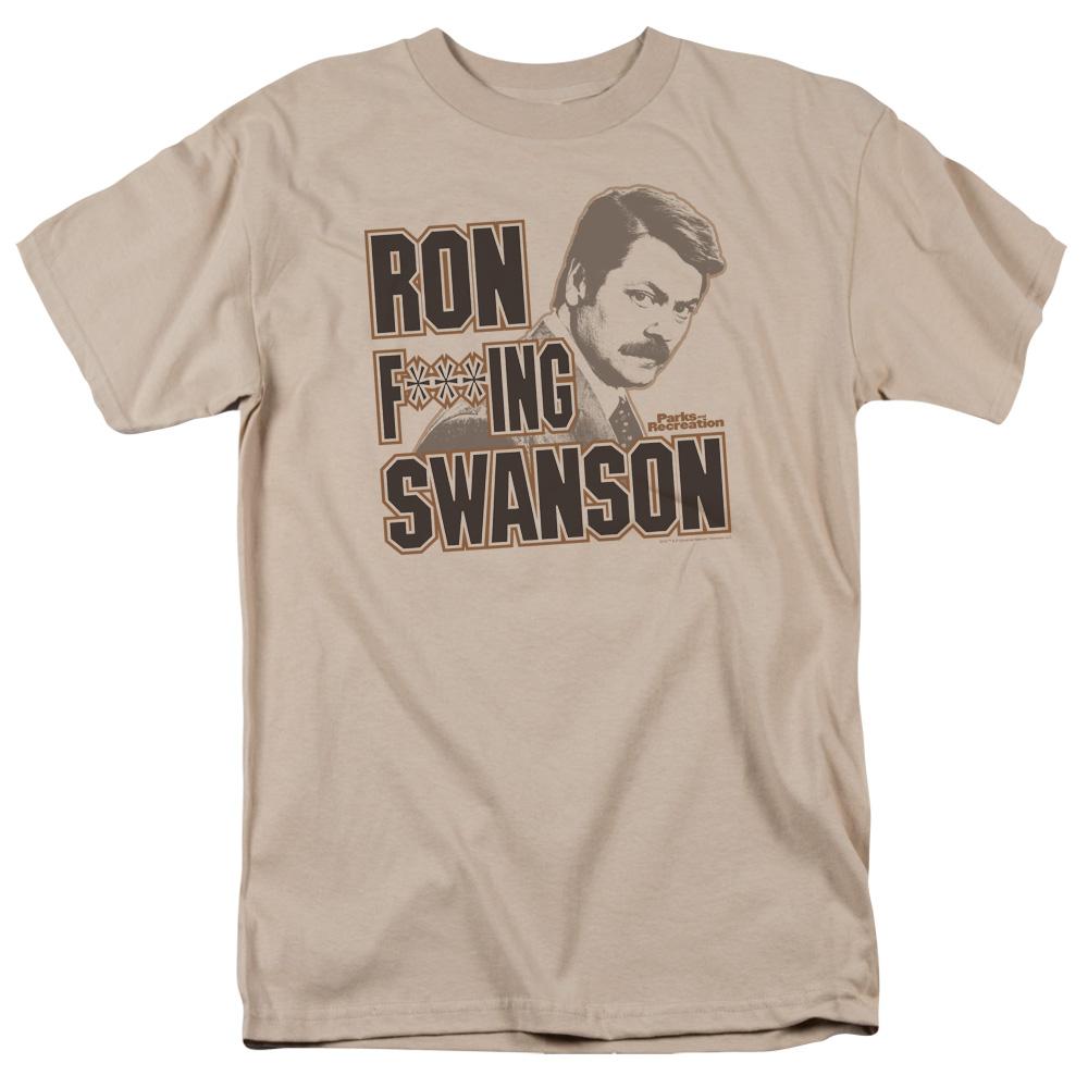 Parks and Recreation Ron F***ing Swanson Short Sleeve T-Shirt