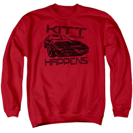 Knight Rider KITT Happens Crew Neck Sweatshirt-0