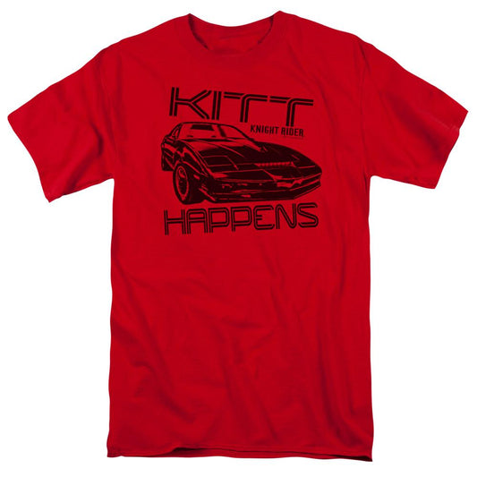 Knight Rider KITT Happens Short Sleeve T-Shirt-0