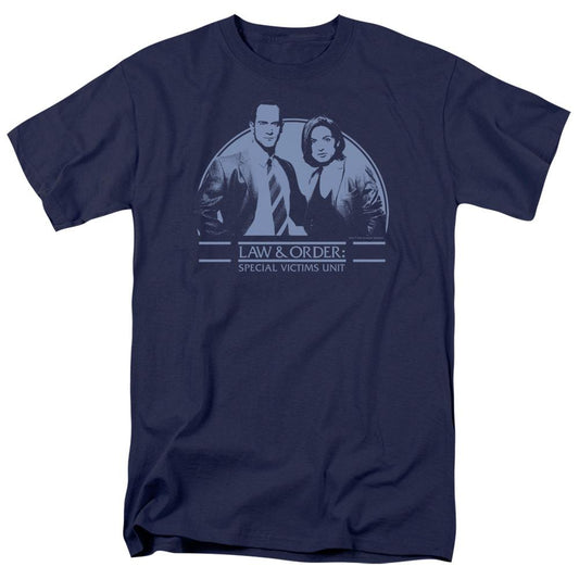 Law & Order: SVU Elliot & Olivia Men's Short Sleeve T-Shirt-0