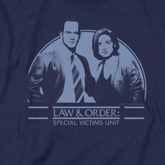 Law & Order: SVU Elliot & Olivia Men's Short Sleeve T-Shirt-1