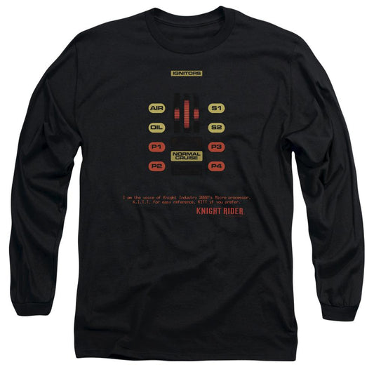 Knight Rider KITT Console Long Sleeve T-Shirt-0