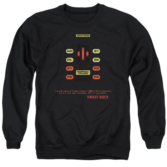 Knight Rider KITT Console Crew Neck Sweatshirt-0